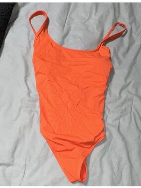 Catalina Bright Orange Kids One-Piece Swimwear